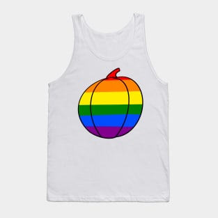 Rainbow pumpkin (light background) Tank Top